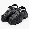 Γυναικεία Πέδιλα F.Sandal Μαύρο Δέρμα Tommy Hilfiger Γυναικεία Πέδιλα F.Sandal Μαύρο Δέρμα Tommy Hilfiger