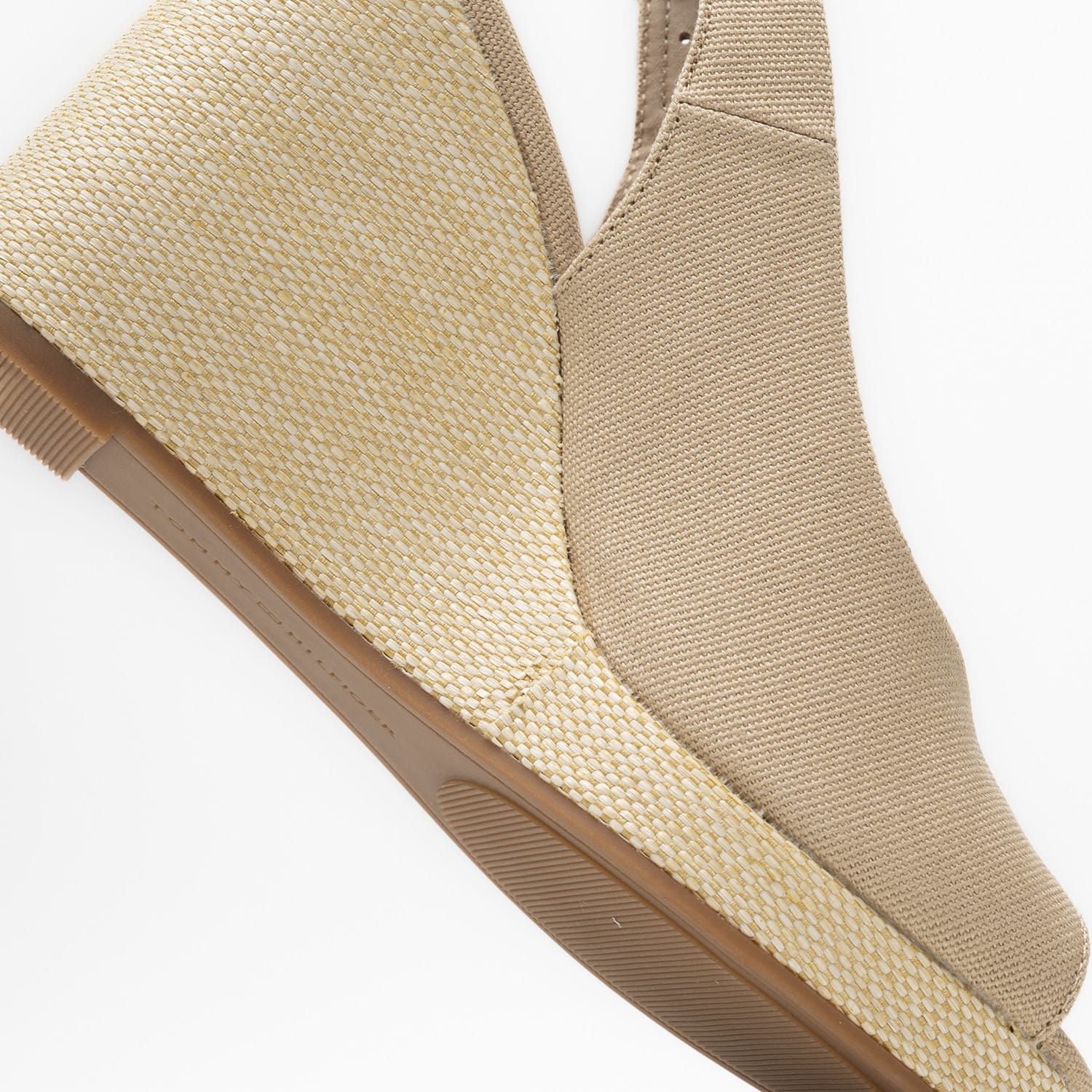Γυναικείες Πλατφόρμες Ψηλές Flag.H.Slingback Μπεζ Ύφασμα Tommy Hilfiger Γυναικείες Πλατφόρμες Ψηλές Flag.H.Slingback Μπεζ Ύφασμα Tommy Hilfiger