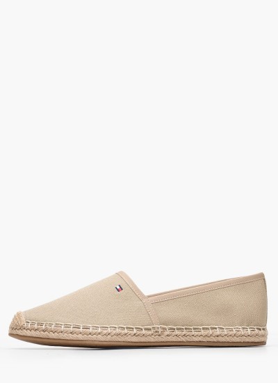 Γυναικεία Παπούτσια Casual Basket.Ess Άσπρο Δέρμα Tommy Hilfiger