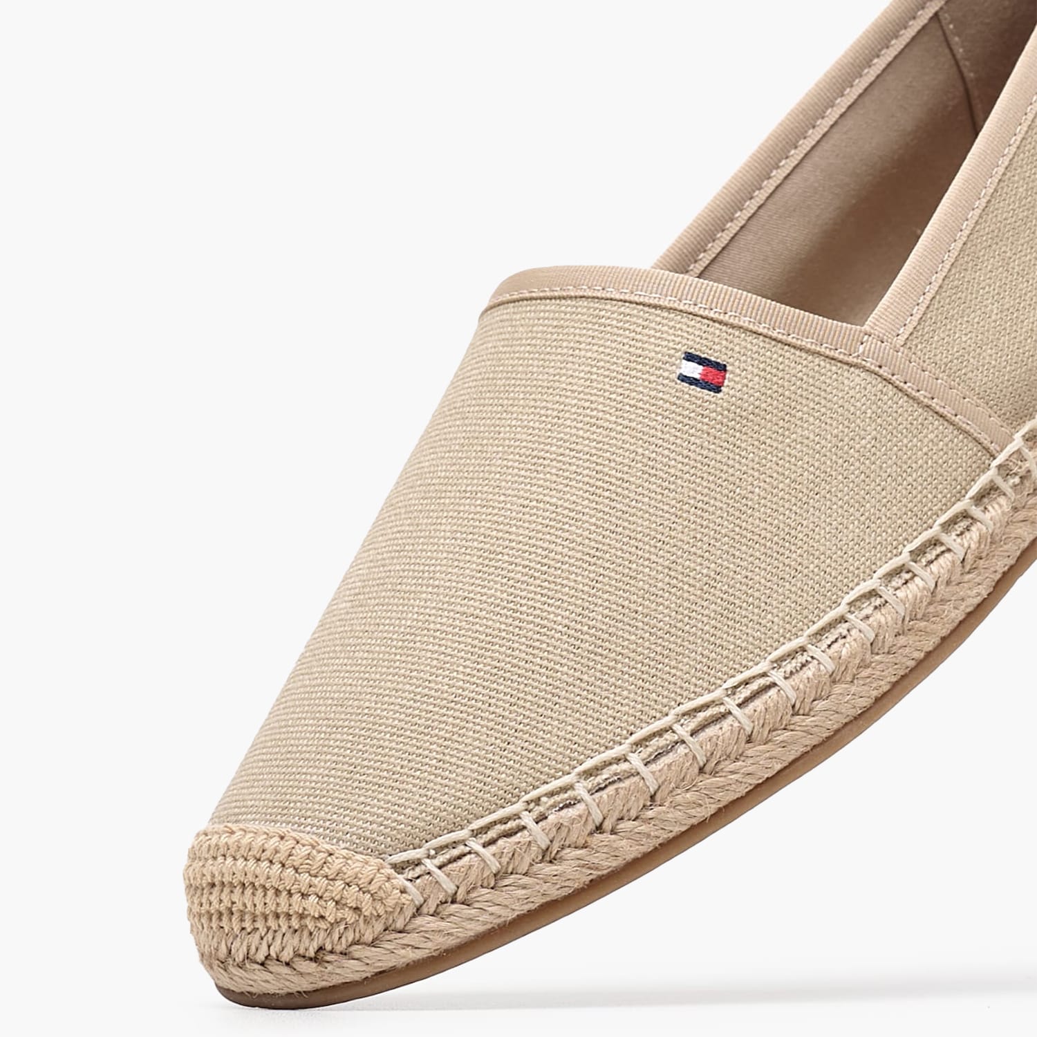 Γυναικείες Εσπαντρίγιες Flg.Canvas Μπεζ Ύφασμα Tommy Hilfiger