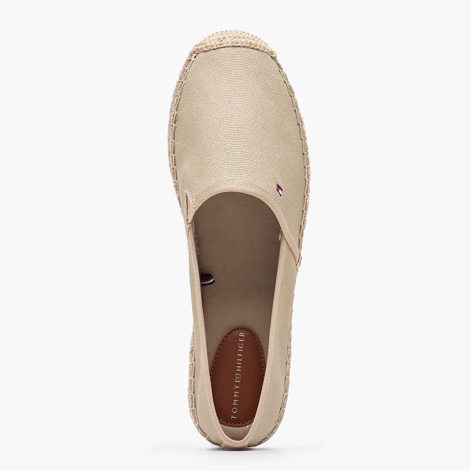 Γυναικείες Εσπαντρίγιες Flg.Canvas Μπεζ Ύφασμα Tommy Hilfiger Γυναικείες Εσπαντρίγιες Flg.Canvas Μπεζ Ύφασμα Tommy Hilfiger