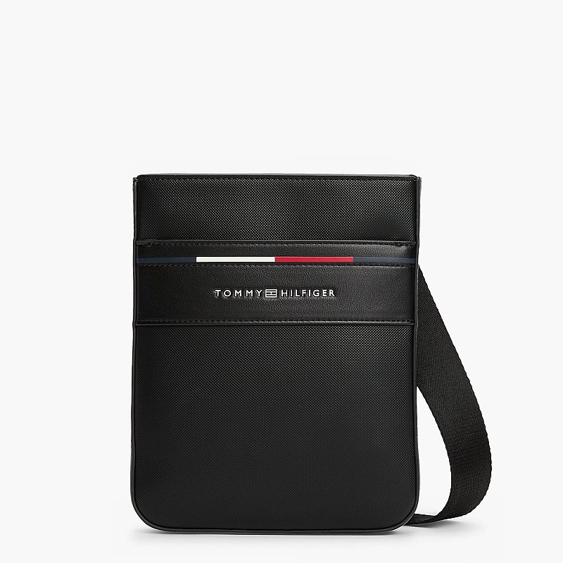 Men Bags Foundation.Cross Black ECOleather Tommy Hilfiger