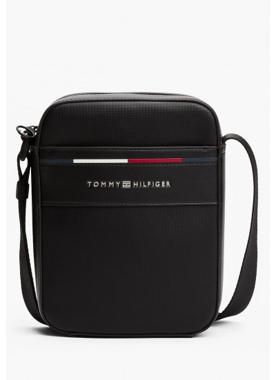 Γυναικείες Ζώνες Chic.Waist Μαύρο Δέρμα Tommy Hilfiger