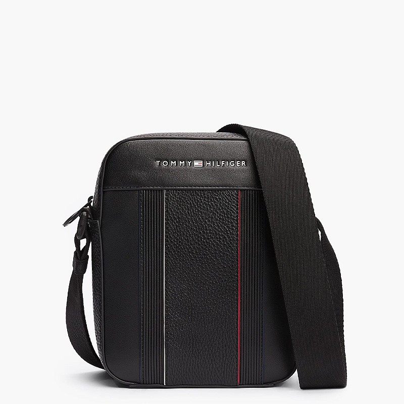 Men Bags Foundation.Reporter Black ECOleather Tommy Hilfiger