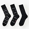 Men Socks Giftbox.3p Black Cotton Tommy Hilfiger Men Socks Giftbox.3p Black Cotton Tommy Hilfiger