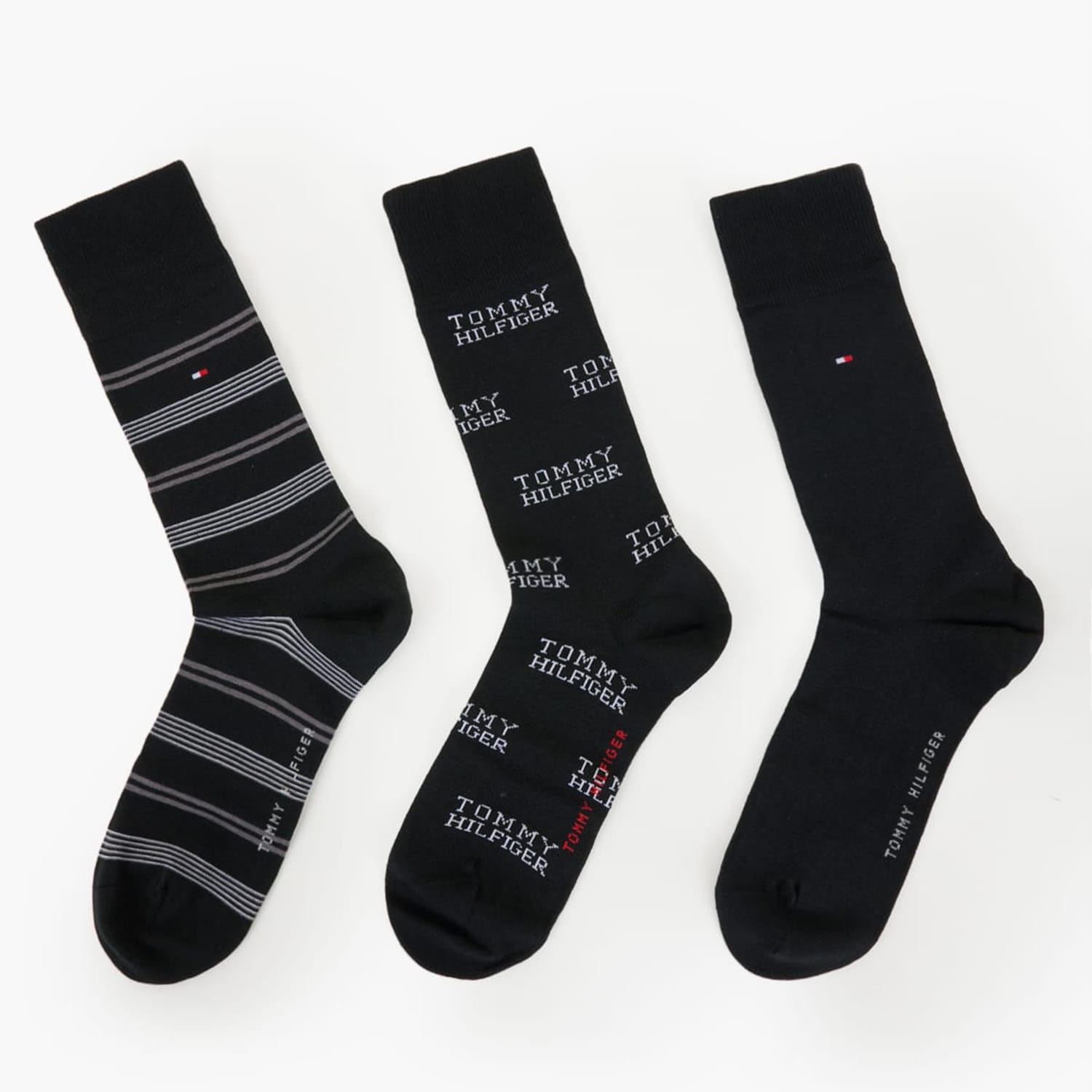 Ανδρικές Κάλτσες Giftbox.3p Μαύρο Βαμβάκι Tommy Hilfiger