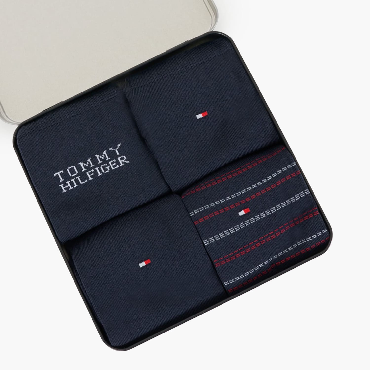 Ανδρικές Κάλτσες Giftbox.4p Μπλε Βαμβάκι Tommy Hilfiger
