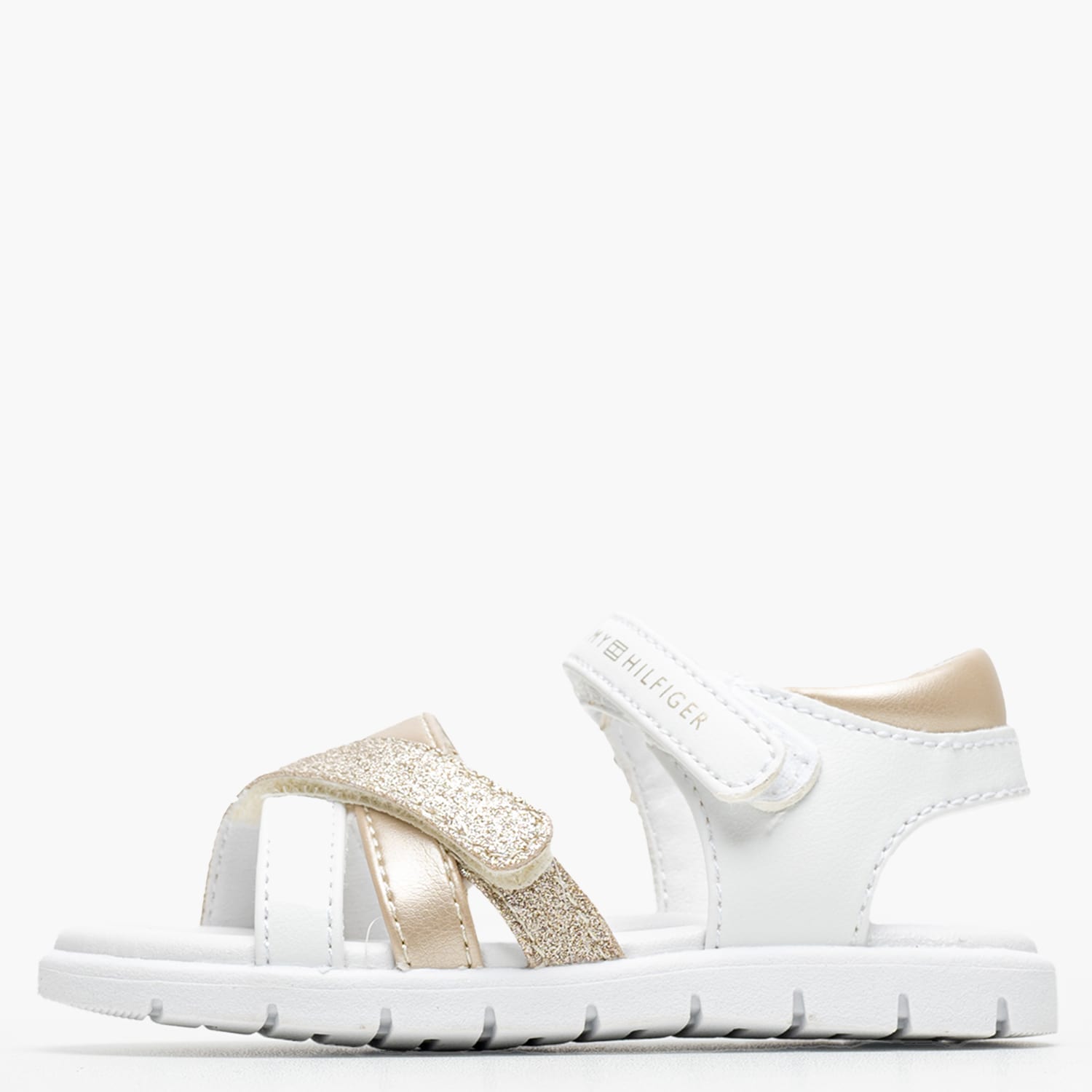 Παιδικές Σαγιονάρες & Πέδιλα Gld.Sandal Χρυσό ECOleather Tommy Hilfiger