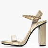 Women Sandals Golden.Heel Gold Leather Tommy Hilfiger Women Sandals Golden.Heel Gold Leather Tommy Hilfiger