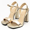 Women Sandals Golden.Heel Gold Leather Tommy Hilfiger Women Sandals Golden.Heel Gold Leather Tommy Hilfiger