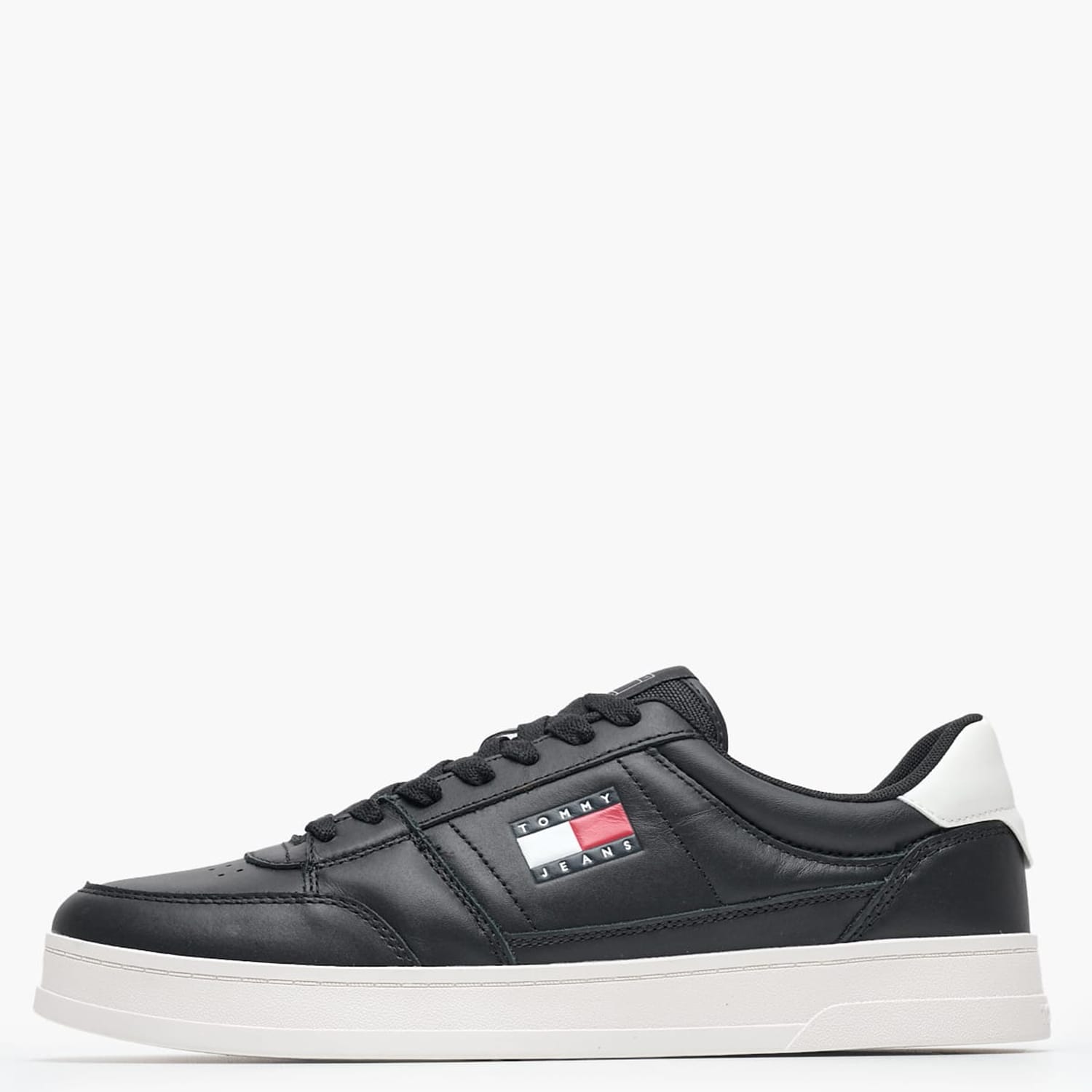 Ανδρικά Παπούτσια Casual Greenwich.Ess Μαύρο Δέρμα Tommy Hilfiger