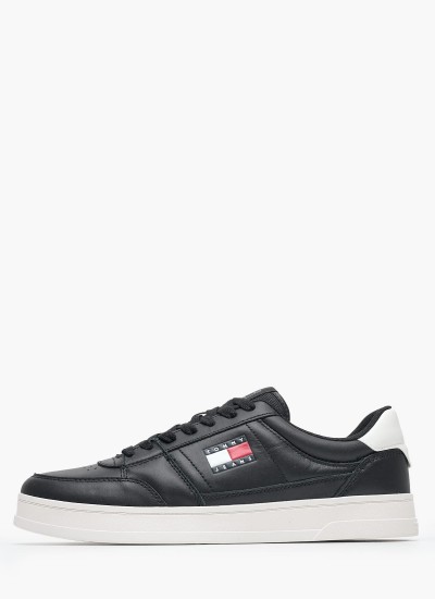 Γυναικείες Μπαλαρίνες Essential.Ballerina Μαύρο Δέρμα Tommy Hilfiger