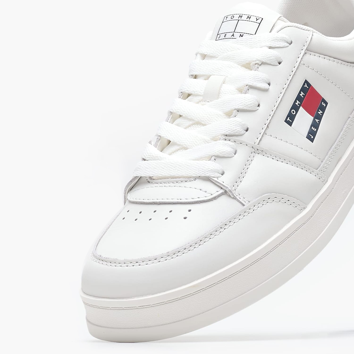 Ανδρικά Παπούτσια Casual Greenwich.Ess Άσπρο Δέρμα Tommy Hilfiger
