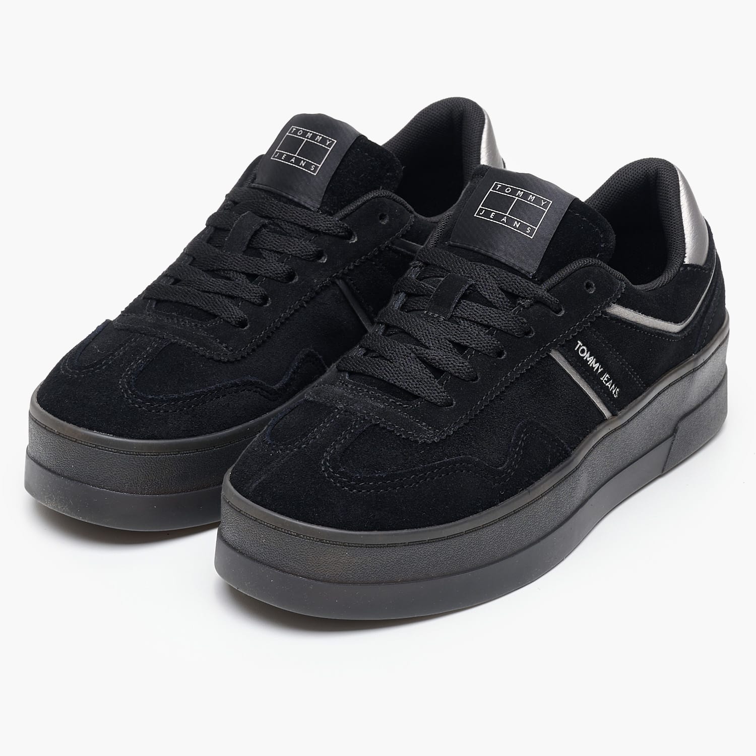 Γυναικεία Παπούτσια Casual Greenwich.Flatform Μαύρο Δέρμα Καστόρι Tommy Hilfiger Γυναικεία Παπούτσια Casual Greenwich.Flatform Μαύρο Δέρμα Καστόρι Tommy Hilfiger