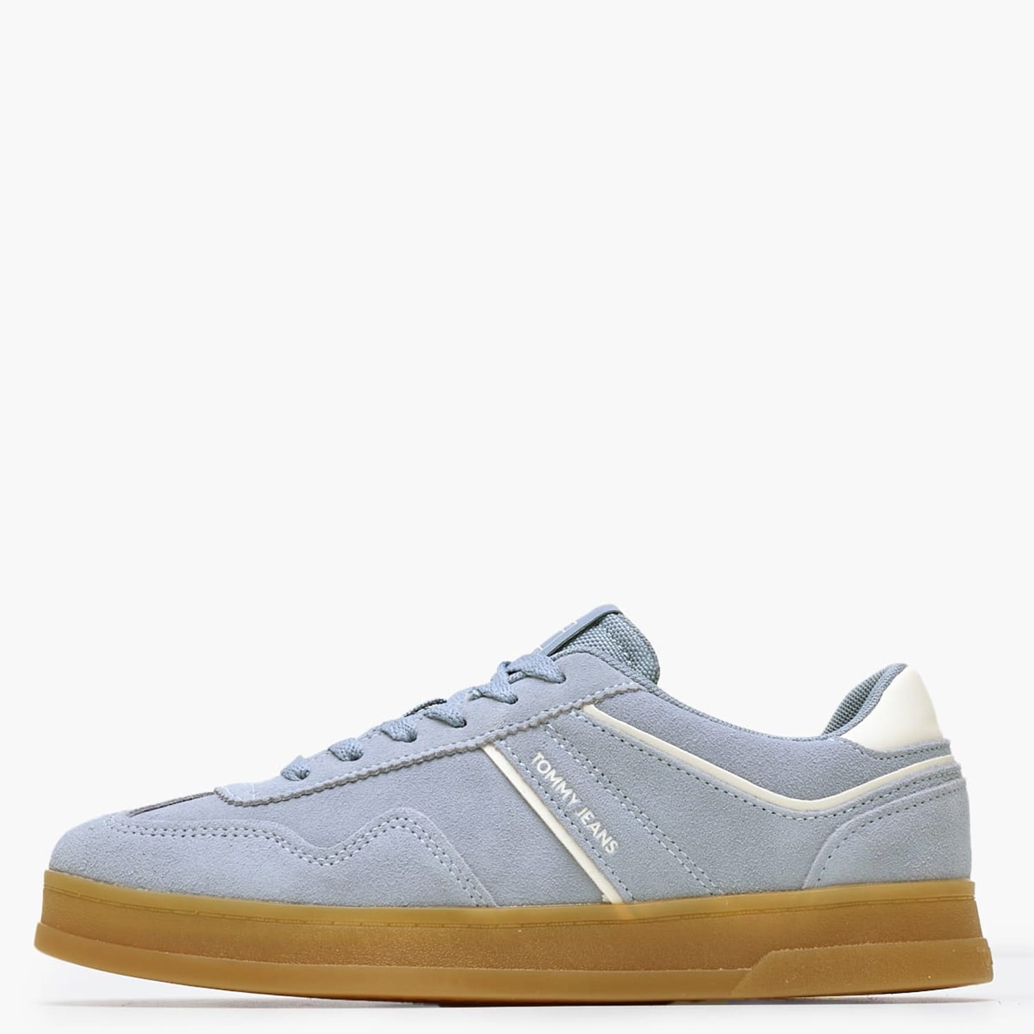 Γυναικεία Παπούτσια Casual Greenwich.Suede Μπλε Δέρμα Καστόρι Tommy Hilfiger