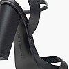 Women Sandals Heel.Sandal Black Leather Tommy Hilfiger Women Sandals Heel.Sandal Black Leather Tommy Hilfiger
