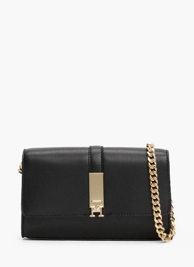 Γυναικείες Τσάντες Heritage.Cross Μαύρο ECOleather Tommy Hilfiger
