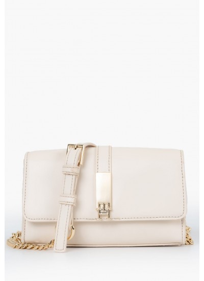 Women Bags Heritage.Cross Beige ECOleather Tommy Hilfiger