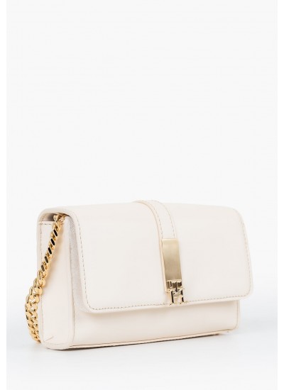 Women Bags Heritage.Cross Beige ECOleather Tommy Hilfiger