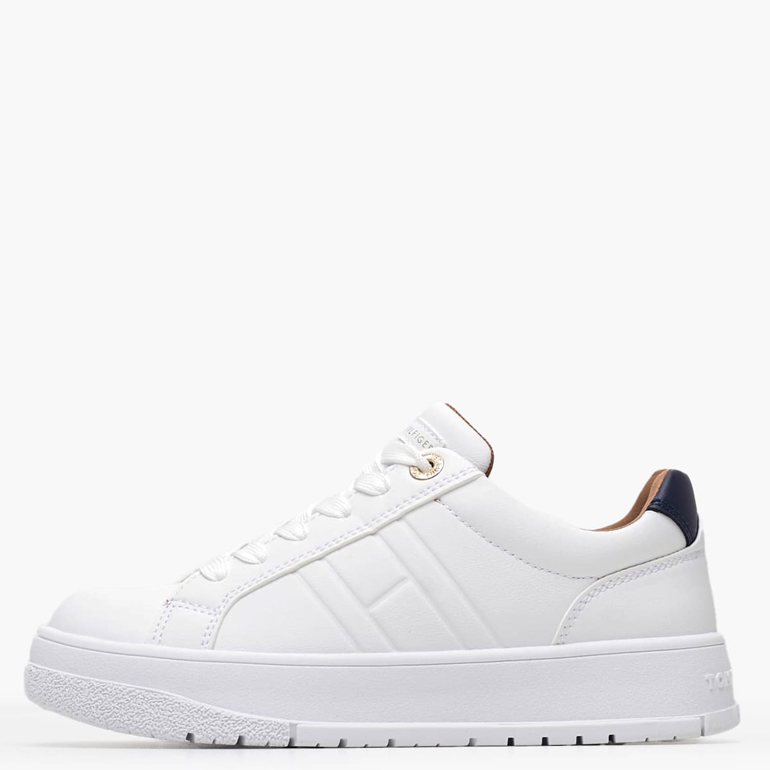 Παιδικά Παπούτσια Casual Lcup.Sneaker Άσπρο ECOleather Tommy Hilfiger