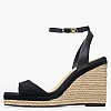 Γυναικείες Πλατφόρμες Ψηλές Leather.Wedge Μαύρο Δέρμα Καστόρι Tommy Hilfiger Γυναικείες Πλατφόρμες Ψηλές Leather.Wedge Μαύρο Δέρμα Καστόρι Tommy Hilfiger