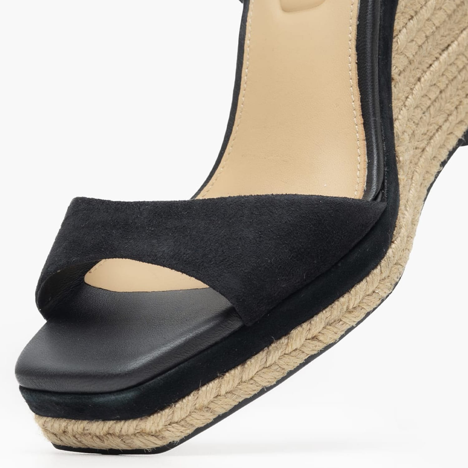 Γυναικείες Πλατφόρμες Ψηλές Leather.Wedge Μαύρο Δέρμα Καστόρι Tommy Hilfiger