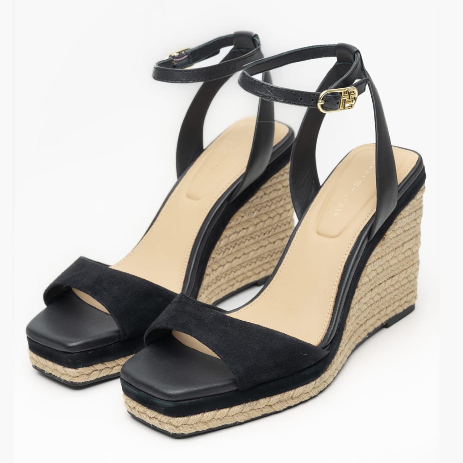 Γυναικείες Πλατφόρμες Ψηλές Leather.Wedge Μαύρο Δέρμα Καστόρι Tommy Hilfiger Γυναικείες Πλατφόρμες Ψηλές Leather.Wedge Μαύρο Δέρμα Καστόρι Tommy Hilfiger