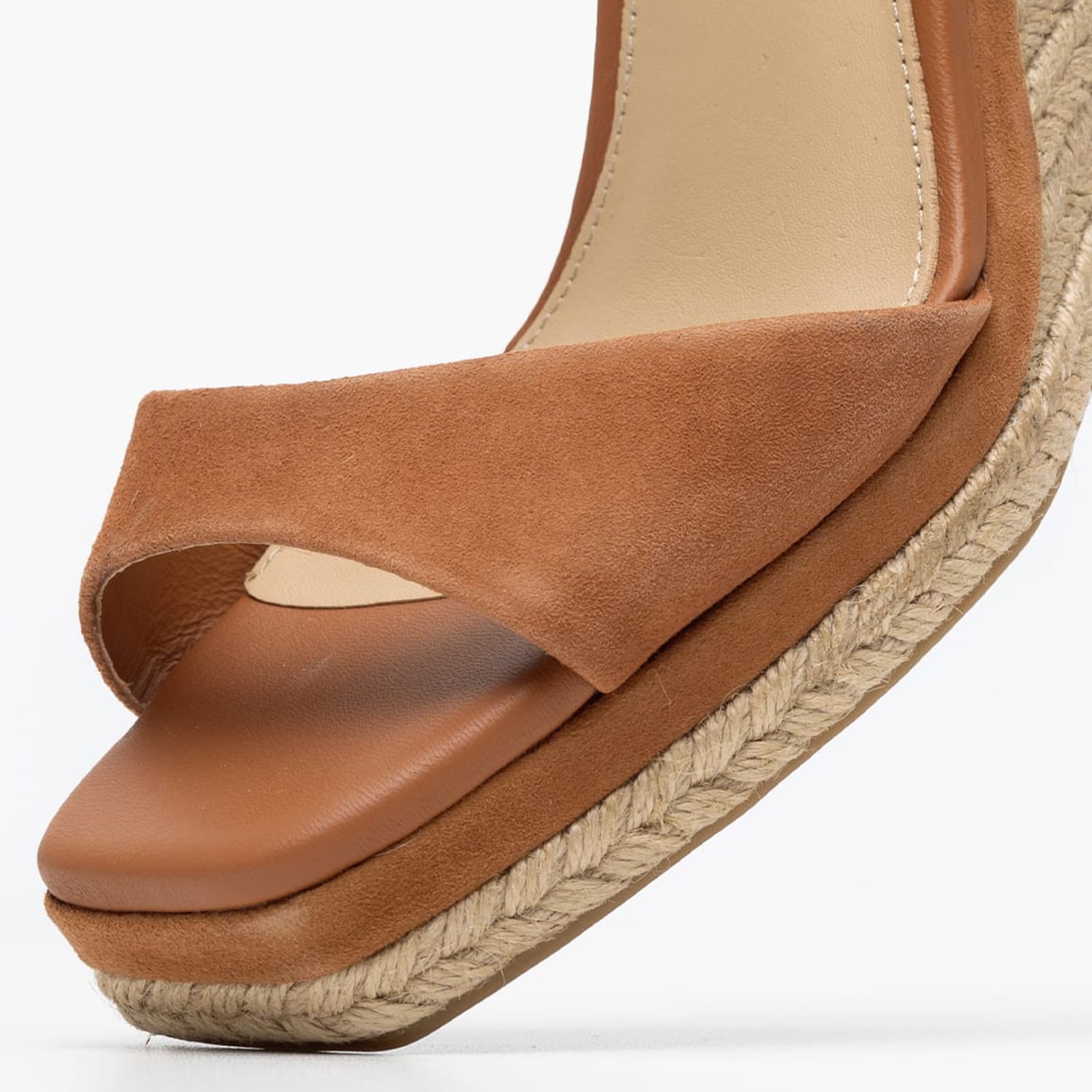 Γυναικείες Πλατφόρμες Ψηλές Leather.Wedge Ταμπά Δέρμα Καστόρι Tommy Hilfiger