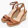 Γυναικείες Πλατφόρμες Ψηλές Leather.Wedge Ταμπά Δέρμα Καστόρι Tommy Hilfiger Γυναικείες Πλατφόρμες Ψηλές Leather.Wedge Ταμπά Δέρμα Καστόρι Tommy Hilfiger