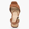 Γυναικείες Πλατφόρμες Ψηλές Leather.Wedge Ταμπά Δέρμα Καστόρι Tommy Hilfiger Γυναικείες Πλατφόρμες Ψηλές Leather.Wedge Ταμπά Δέρμα Καστόρι Tommy Hilfiger