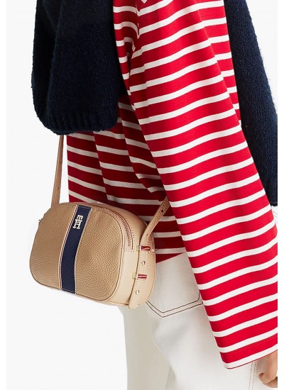 Γυναικείες Τσάντες Legacy.Camerabag Μπεζ ECOleather-Ύφασμα Tommy Hilfiger