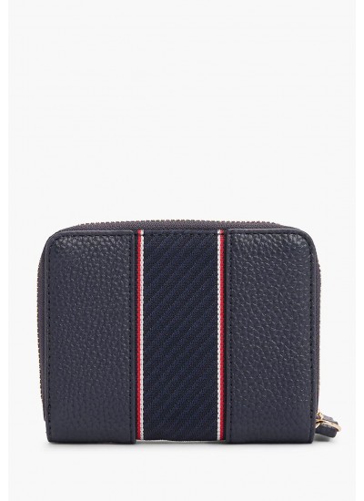 Γυναικεία Πορτοφόλια Legacy.Med Μπλε ECOleather-Ύφασμα Tommy Hilfiger
