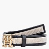 Γυναικείες Ζώνες Lg.Canvas Μπλε Δέρμα-Ύφασμα Tommy Hilfiger Γυναικείες Ζώνες Lg.Canvas Μπλε Δέρμα-Ύφασμα Tommy Hilfiger