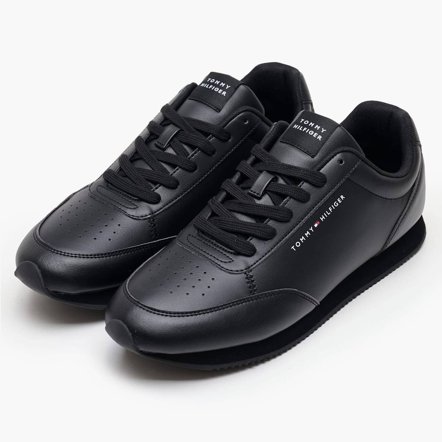 Ανδρικά Παπούτσια Casual Lo.Runner Μαύρο ECOleather Tommy Hilfiger Ανδρικά Παπούτσια Casual Lo.Runner Μαύρο ECOleather Tommy Hilfiger