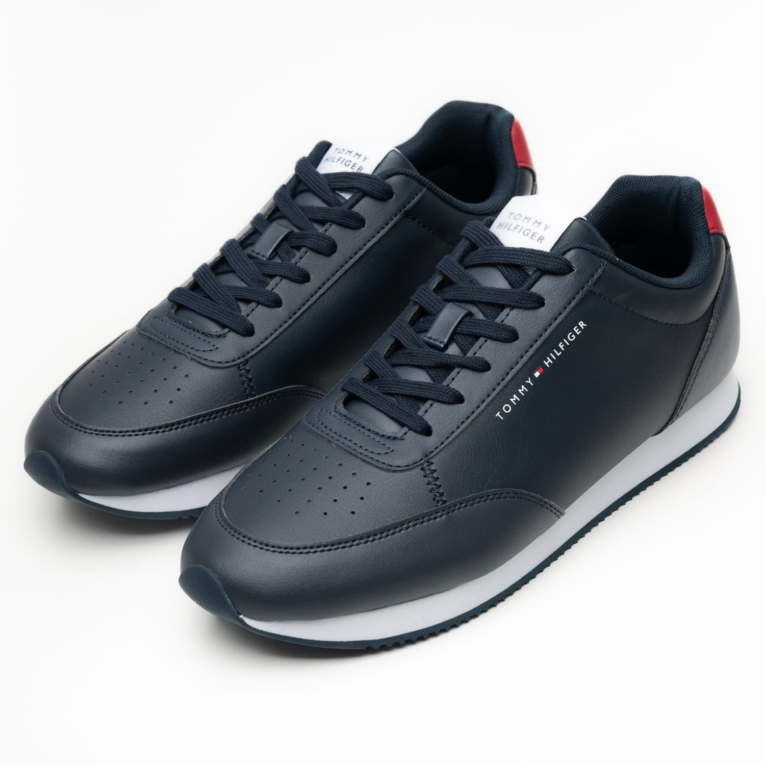 Men Casual Shoes Lo.Runner Blue ECOleather Tommy Hilfiger Men Casual Shoes Lo.Runner Blue ECOleather Tommy Hilfiger