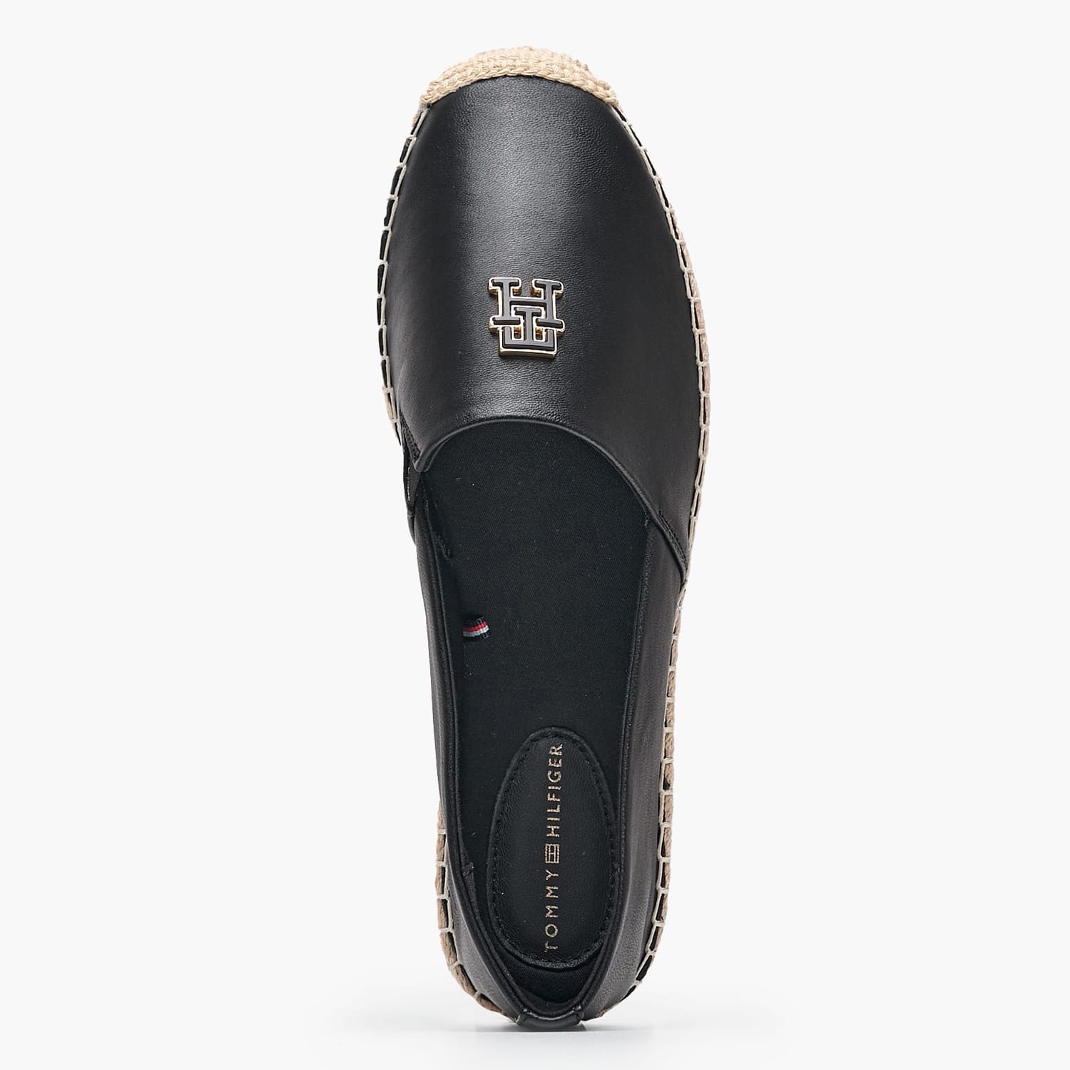Γυναικείες Εσπαντρίγιες Logo.Espa Μαύρο Δέρμα Tommy Hilfiger Γυναικείες Εσπαντρίγιες Logo.Espa Μαύρο Δέρμα Tommy Hilfiger