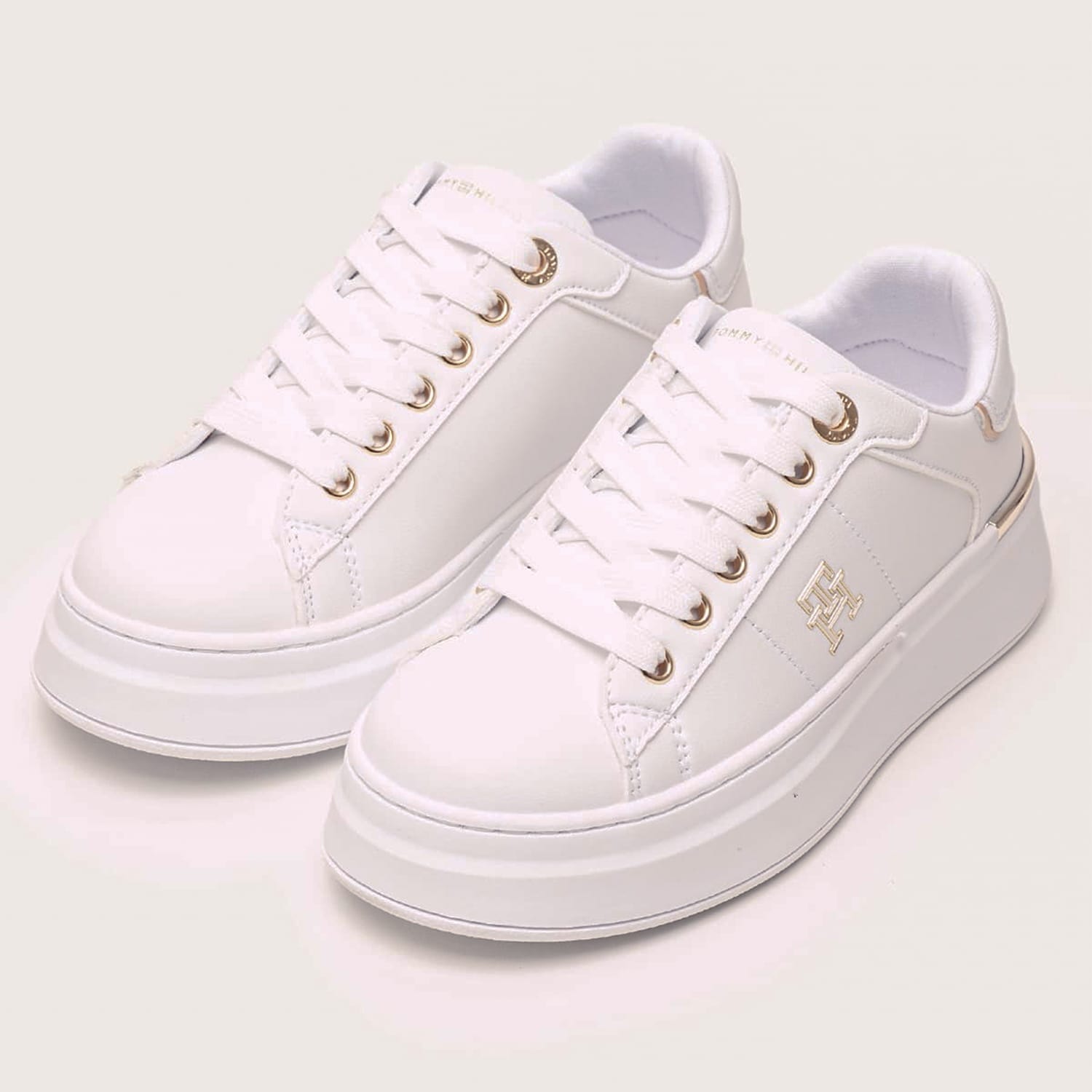 Παιδικά Παπούτσια Casual Low.Laceup Άσπρο Δέρμα Λαδερό Tommy Hilfiger Παιδικά Παπούτσια Casual Low.Laceup Άσπρο Δέρμα Λαδερό Tommy Hilfiger