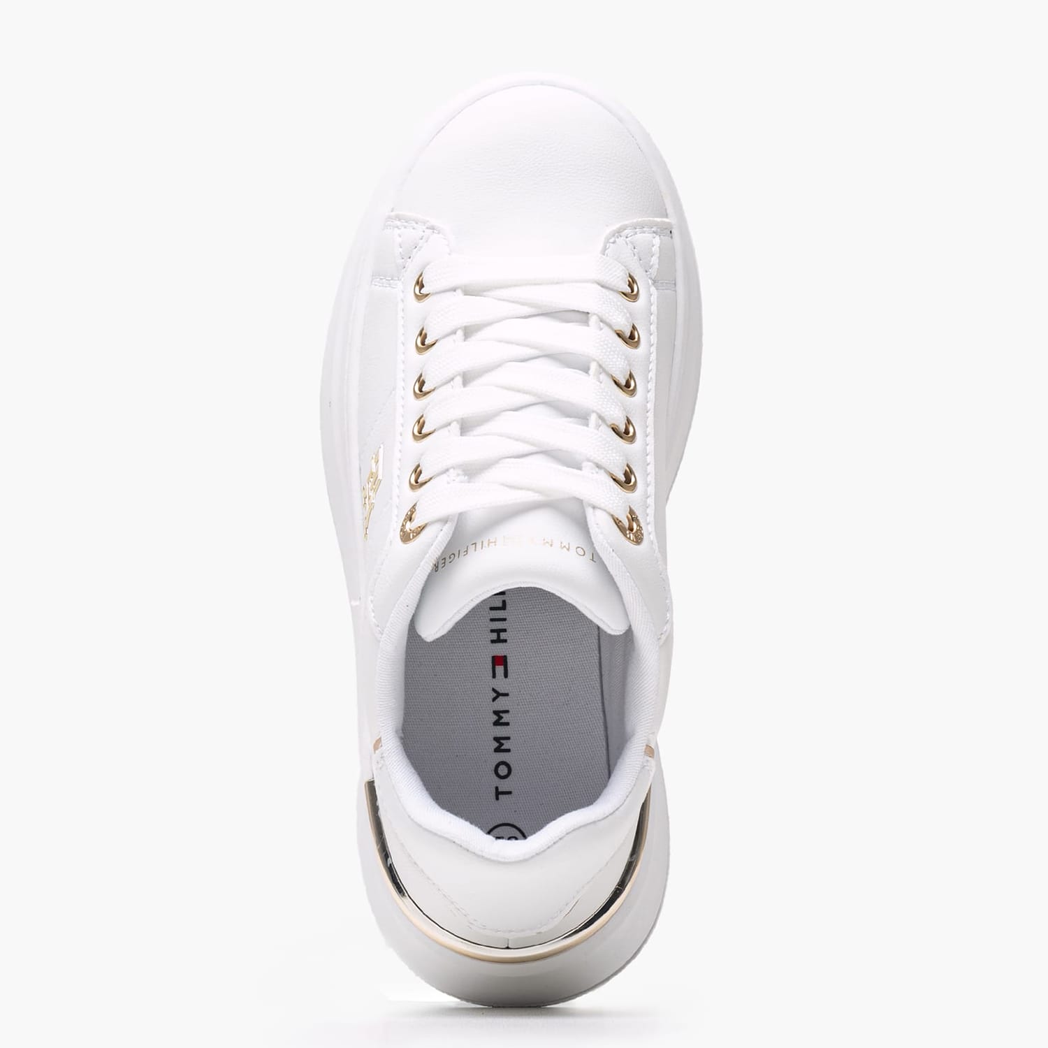Παιδικά Παπούτσια Casual Low.Laceup Άσπρο Δέρμα Λαδερό Tommy Hilfiger Παιδικά Παπούτσια Casual Low.Laceup Άσπρο Δέρμα Λαδερό Tommy Hilfiger