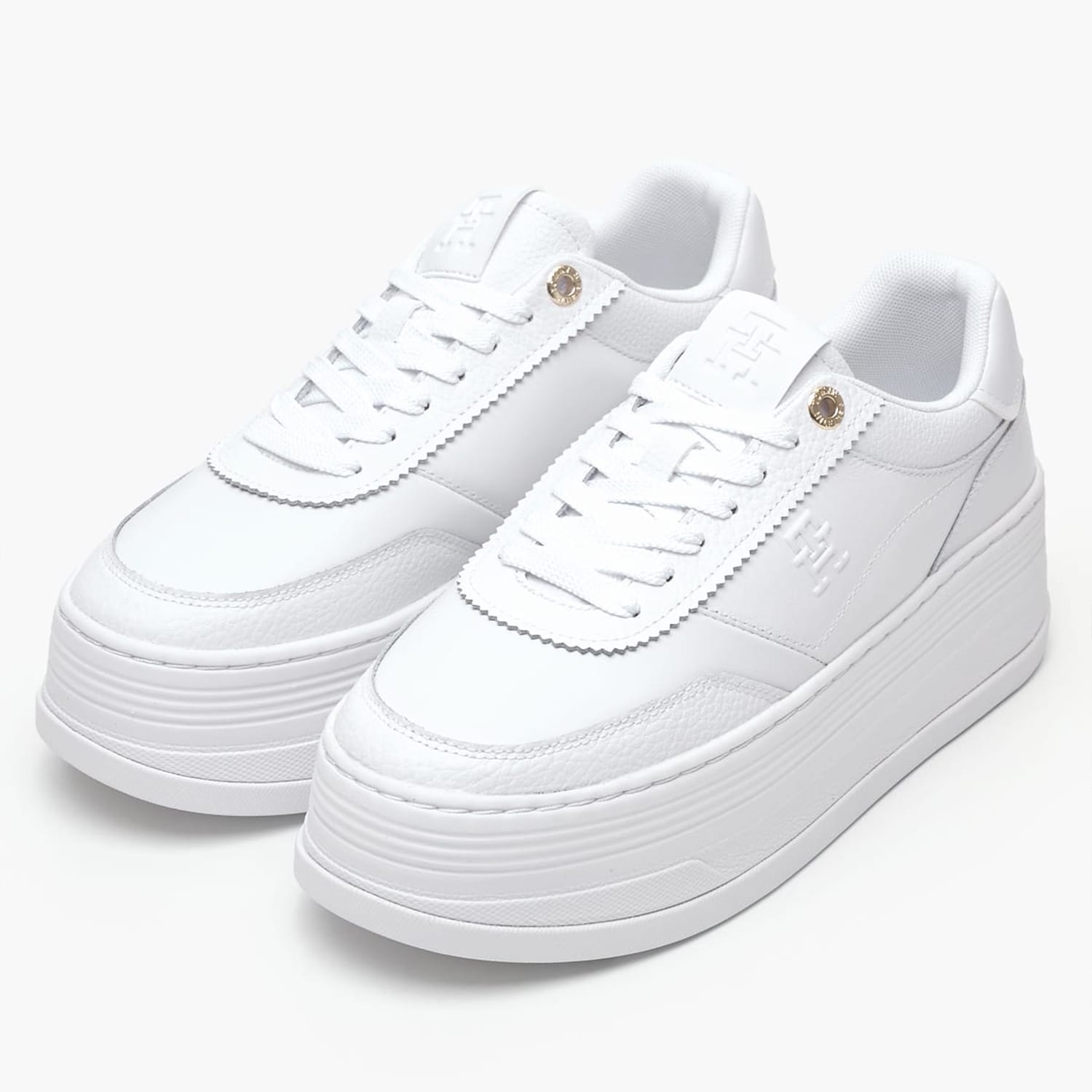 Γυναικεία Παπούτσια Casual Lux.Court Άσπρο Δέρμα Tommy Hilfiger Γυναικεία Παπούτσια Casual Lux.Court Άσπρο Δέρμα Tommy Hilfiger