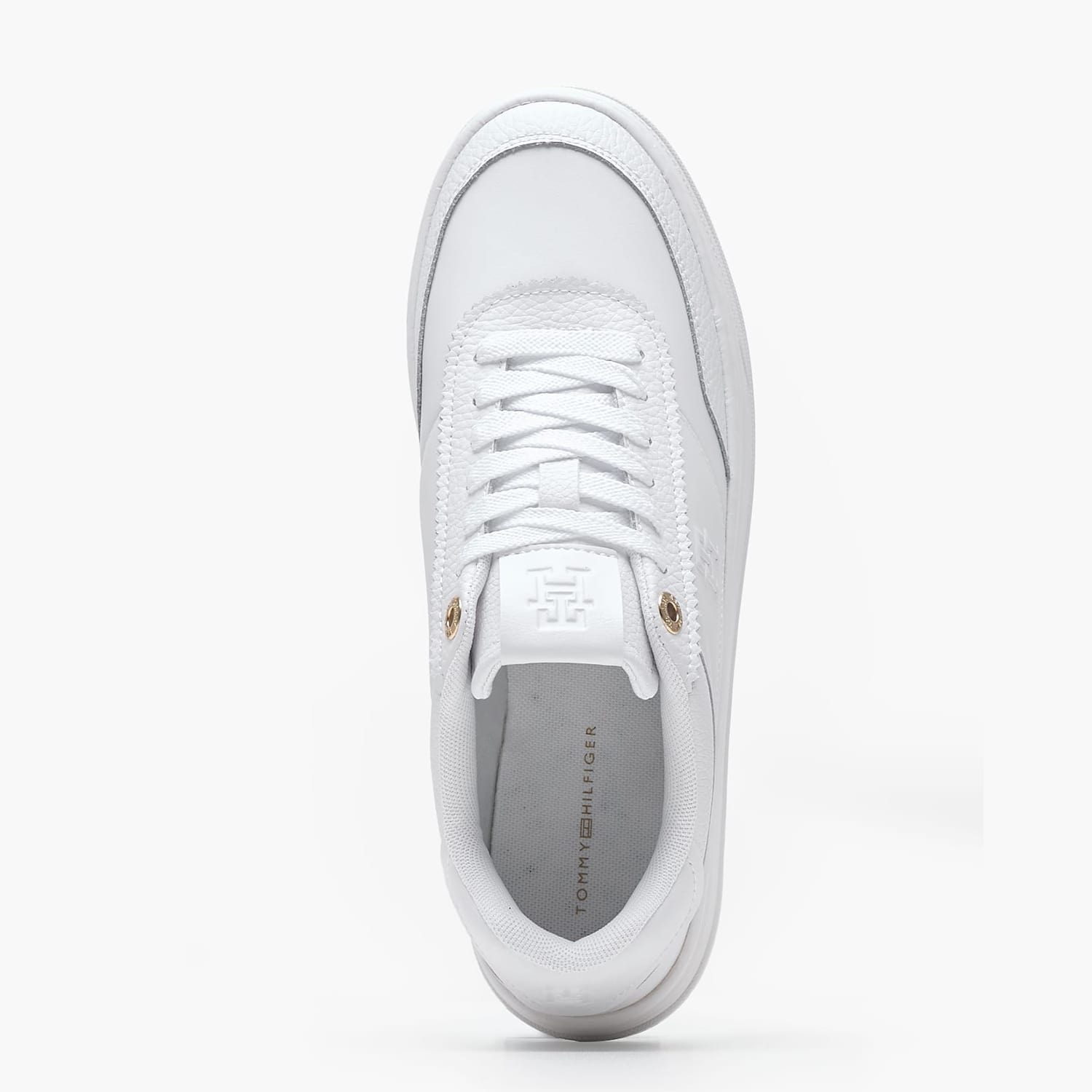 Γυναικεία Παπούτσια Casual Lux.Court Άσπρο Δέρμα Tommy Hilfiger Γυναικεία Παπούτσια Casual Lux.Court Άσπρο Δέρμα Tommy Hilfiger