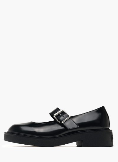 Γυναικεία Μοκασίνια 24313 Μαύρο ECOleather Tamaris