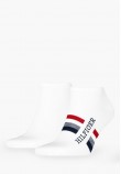 Ανδρικές Κάλτσες Men.2p Άσπρο Βαμβάκι Tommy Hilfiger