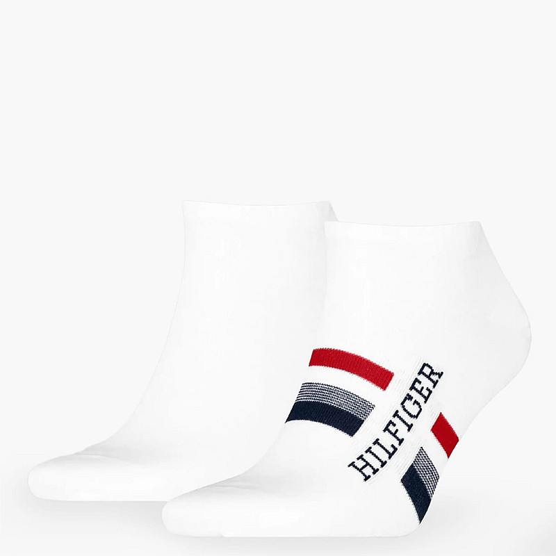 Men Socks Men.2p White Cotton Tommy Hilfiger