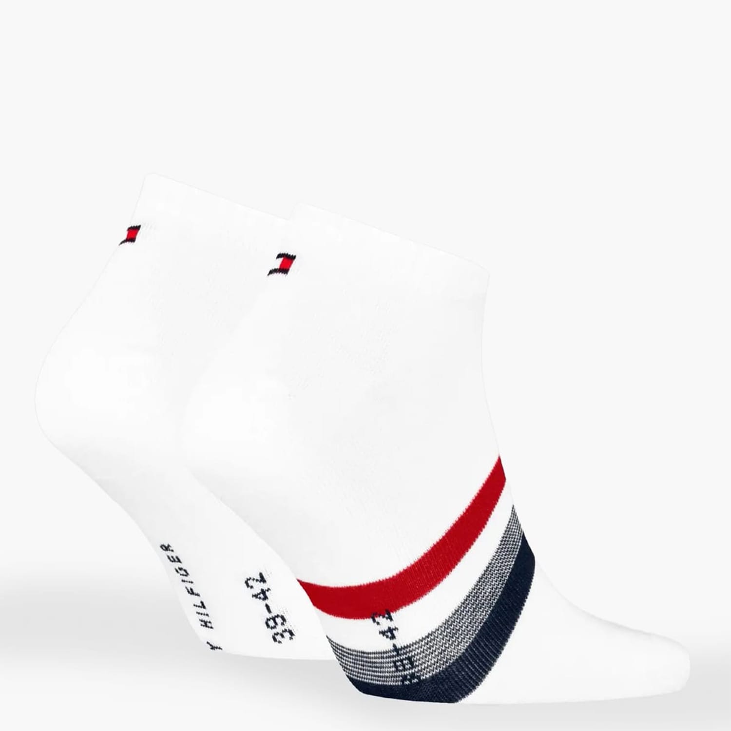Ανδρικές Κάλτσες Men.2p Άσπρο Βαμβάκι Tommy Hilfiger