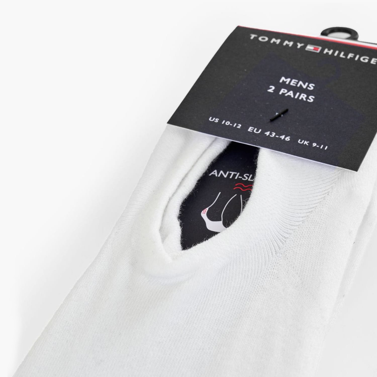 Ανδρικές Κάλτσες Men.Footie Άσπρο Βαμβάκι Tommy Hilfiger