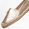 Women Espadrilles Logo.Espa Gold Leather Tommy Hilfiger Women Espadrilles Logo.Espa Gold Leather Tommy Hilfiger