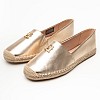 Women Espadrilles Logo.Espa Gold Leather Tommy Hilfiger Women Espadrilles Logo.Espa Gold Leather Tommy Hilfiger