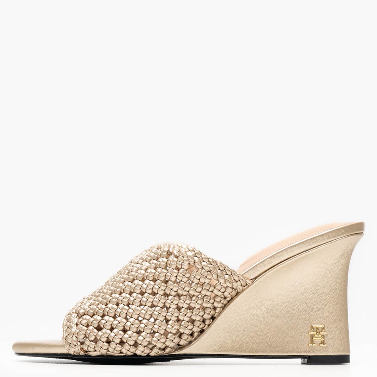 Γυναικεία Mules Metallic.Mule Χρυσό ECOleather Tommy Hilfiger