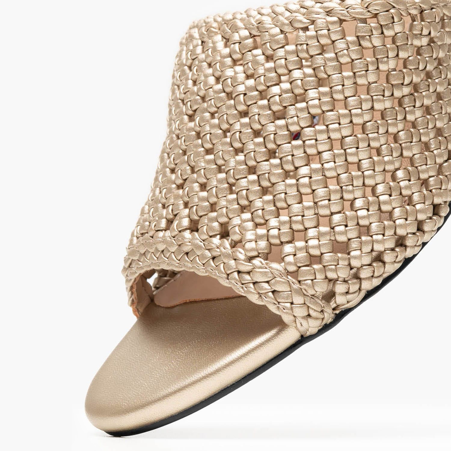 Γυναικεία Mules Metallic.Mule Χρυσό ECOleather Tommy Hilfiger