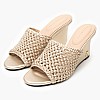 Women Mules Metallic.Mule Gold ECOleather Tommy Hilfiger Women Mules Metallic.Mule Gold ECOleather Tommy Hilfiger